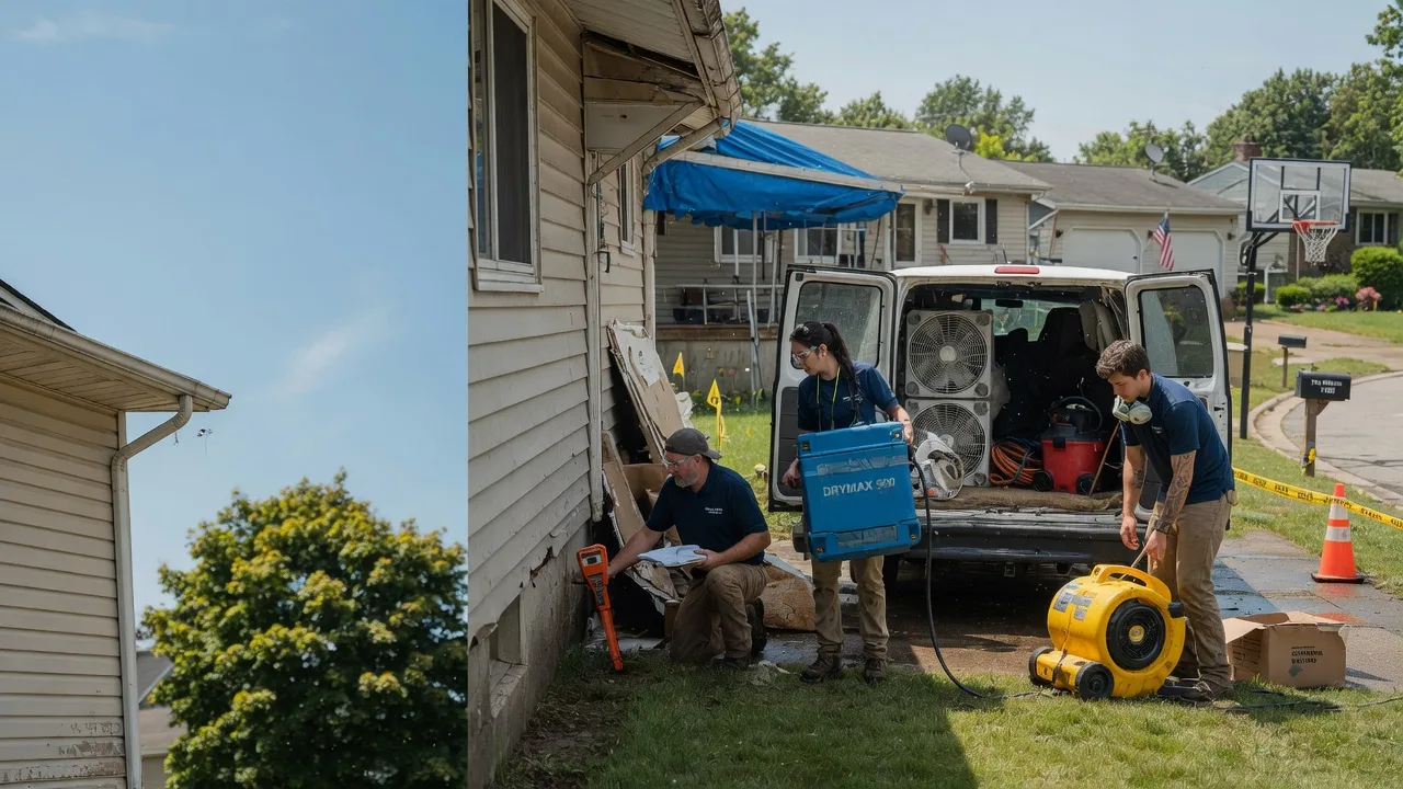 Ceiling Leak Cleanup in Whitehouse, OH near me